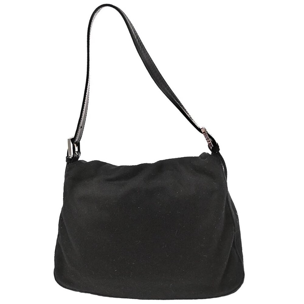 Fendi Black Cashmere Mamma Baguette Handbag 2348-26325-099 126278 - Picture 2 of 10
